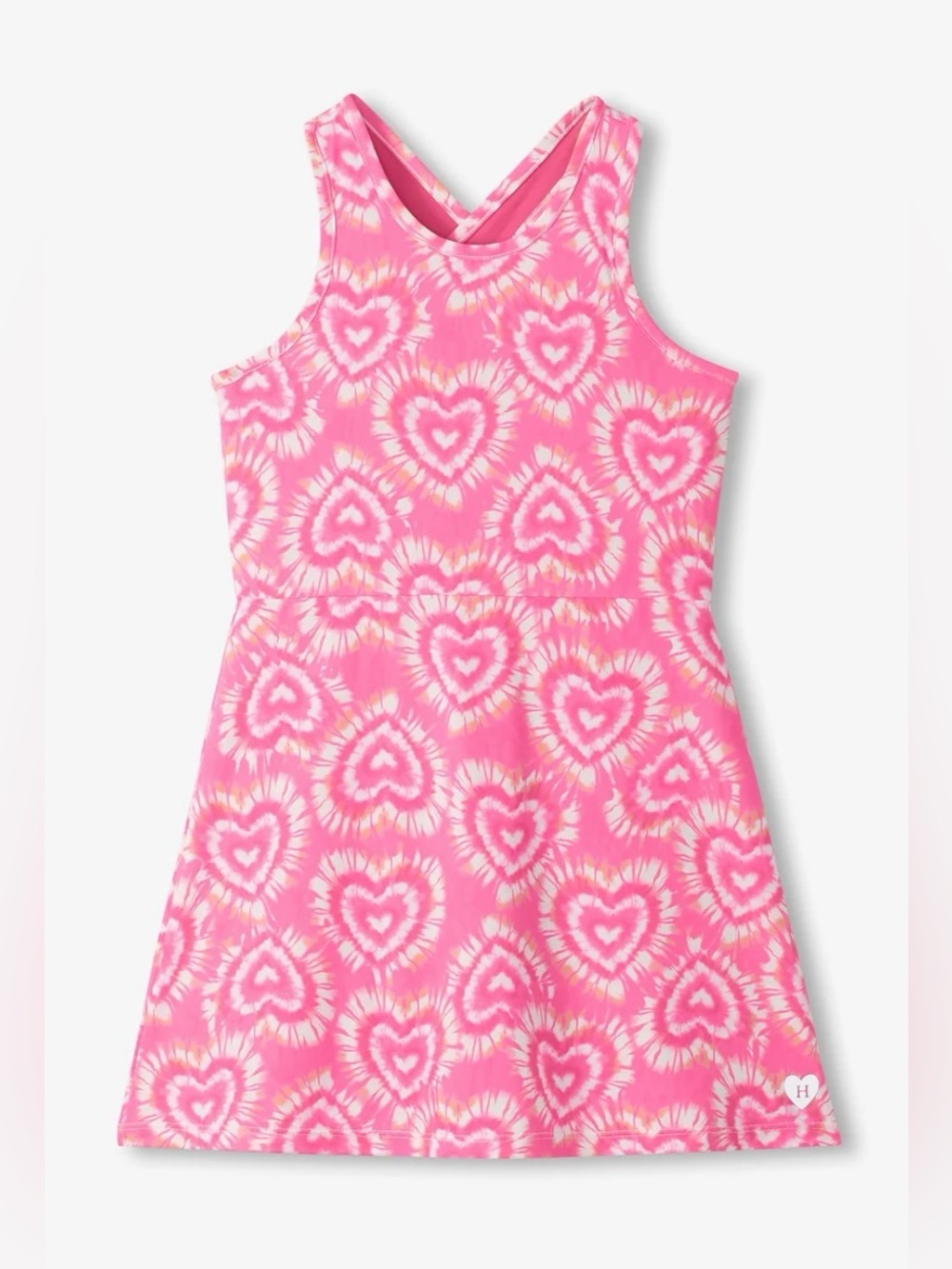 Only worn once! Hatley Girls Candy Hearts Active A-Line Dress